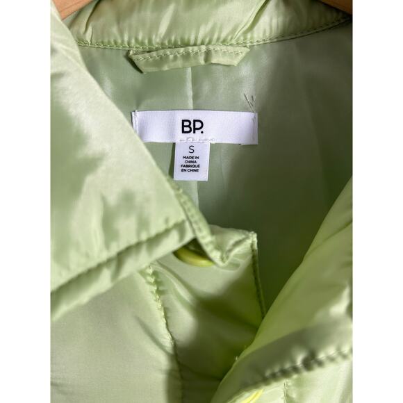 Nordstroms BP. Light Green Quilted Lightweight Jacket  Size S - Picture 7 of 8